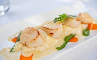 Risotto Noix de Saint-jacques aux herbes