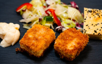 Raclette panée au sésame