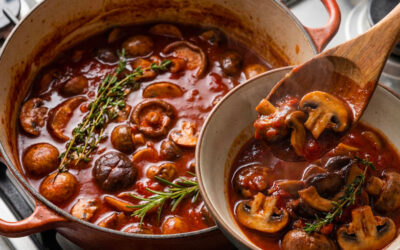 Bourguignon de champignons