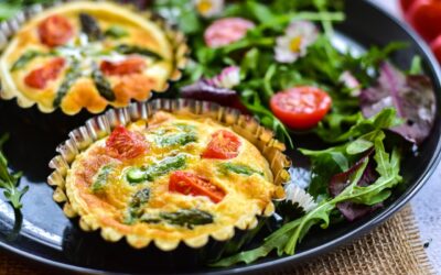 Tarte aux asperges vertes d&rsquo;Alsace